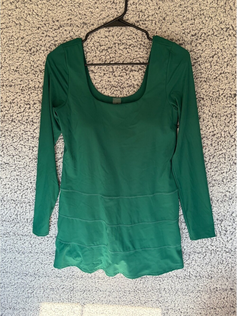 AS Revival Forest Green Long Sleeve Athletic Dress Women's Medium NWT $78